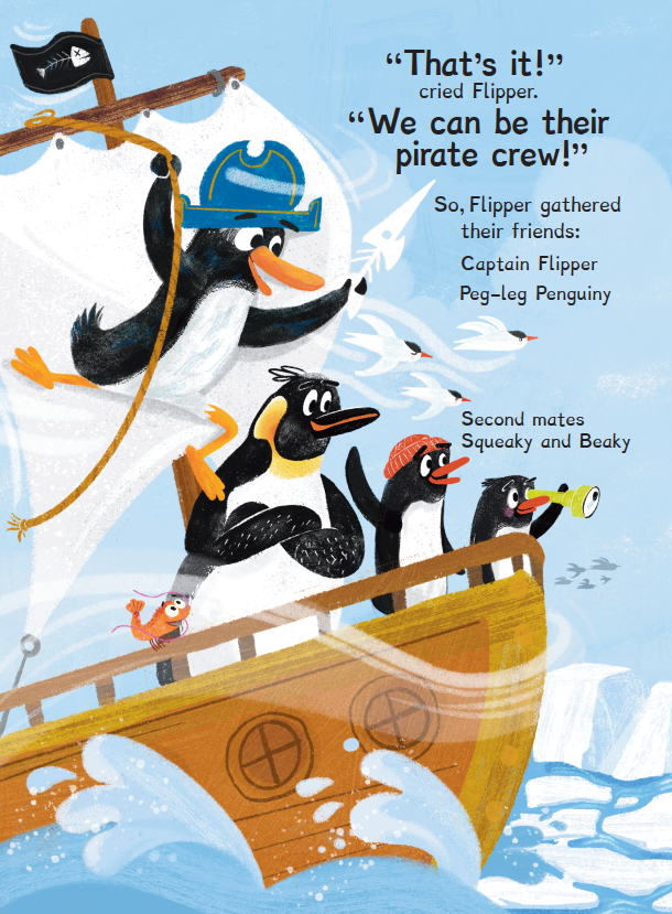 Pirate Penguin by Hunter McNeil-Ali