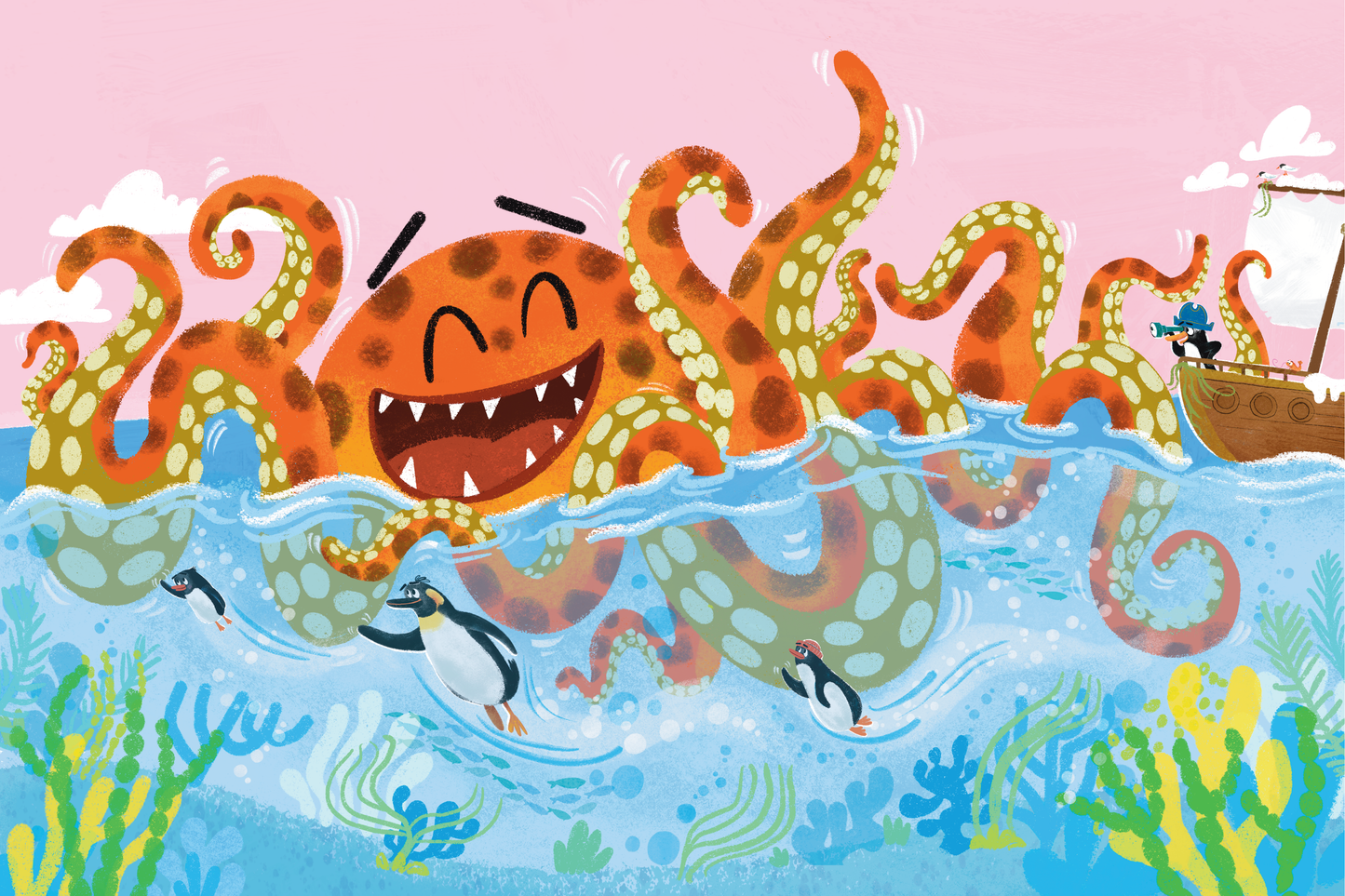 Pirate Penguin by Hunter McNeil-Ali